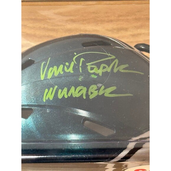 Vince Papale “Invincible” Signed Autographed Mini Helmet Philadelphia Eagles JSA - Picture 3 of 7